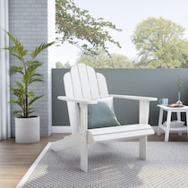 hampton beach white outdoor chair   