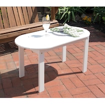 hampton beach white outdoor coffee table   