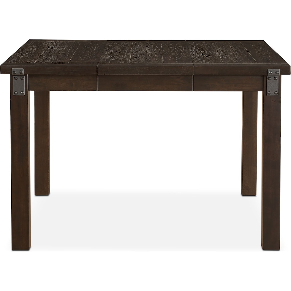 hampton dining dark brown counter height dining table   