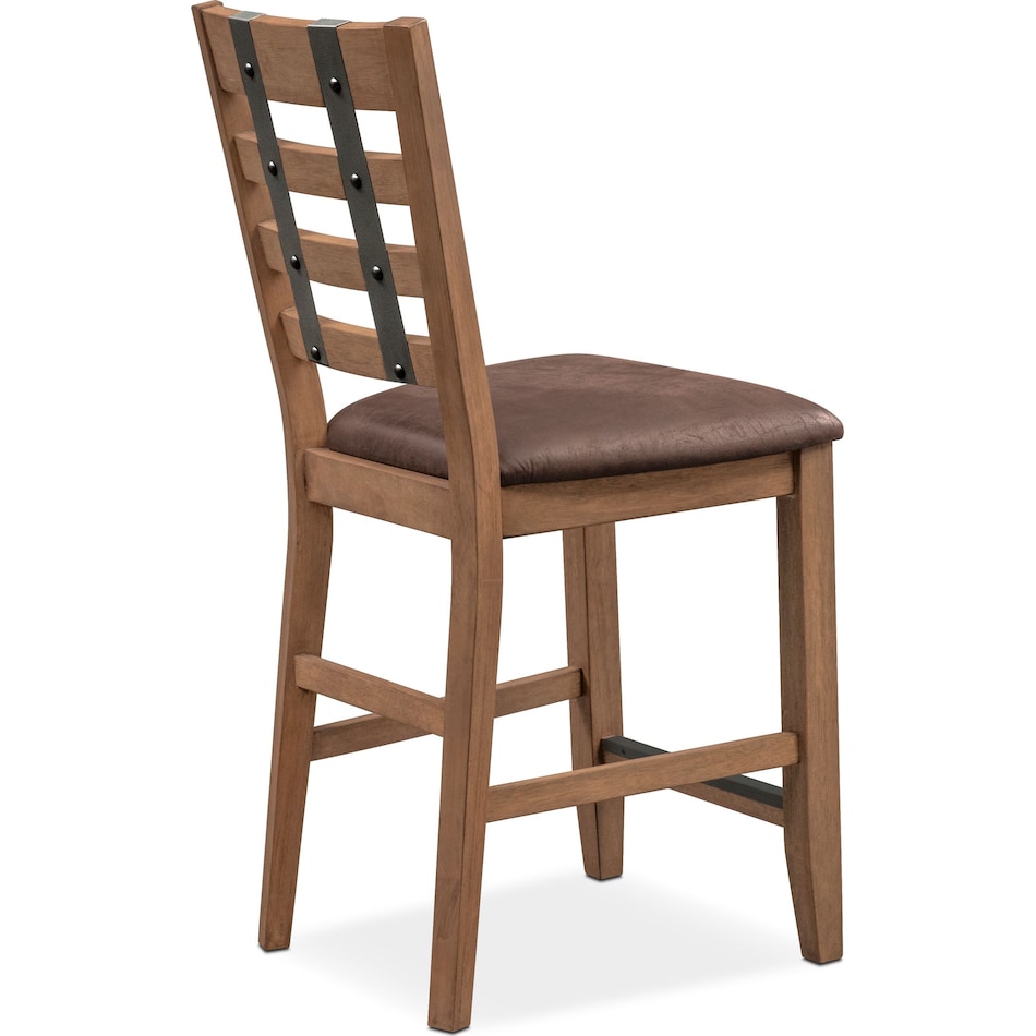 hampton dining light brown counter height stool   