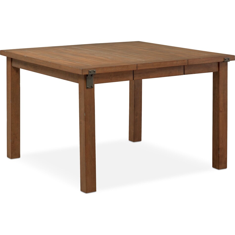 hampton dining light brown counter height table   