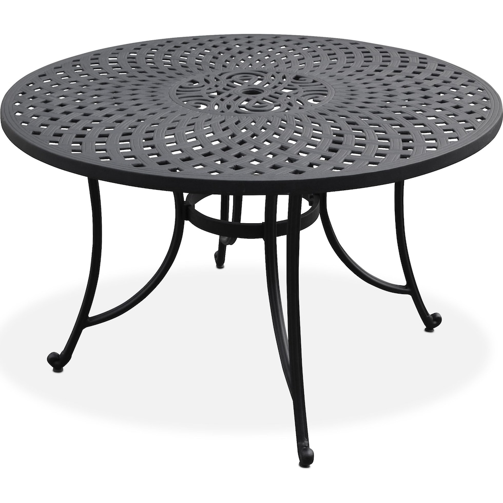 hana outdoor dining black outdoor dinette   