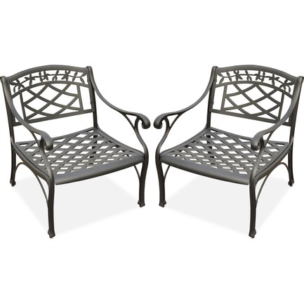 Hana Set of 2 Outdoor Chairs
