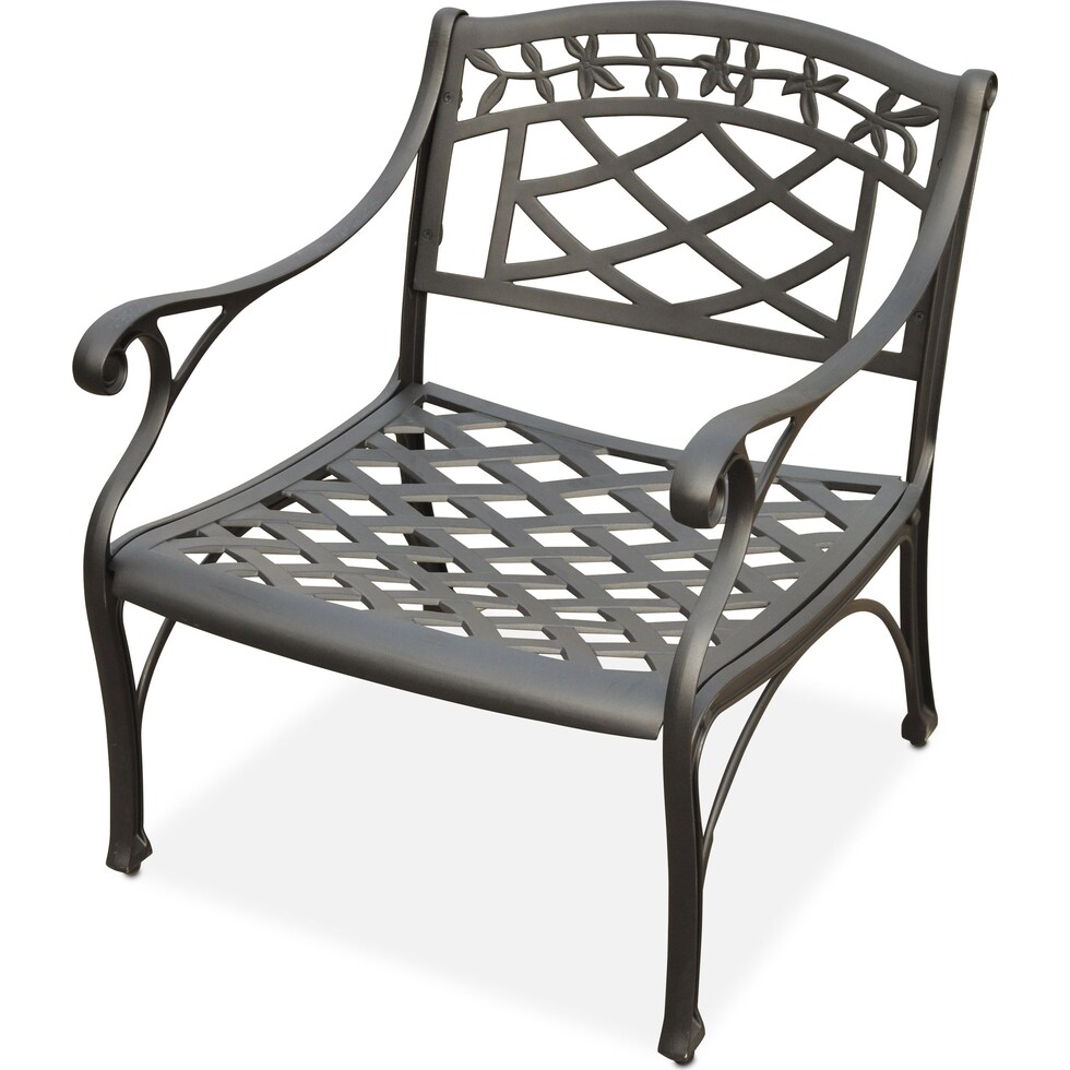 hana outdoor black outdoor chair   
