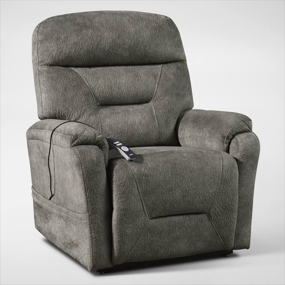 Hank Power Lift Heated Massage Recliner American Signature Furniture