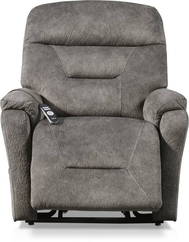 Hank Power Lift Heated Massage Recliner American Signature Furniture