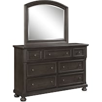 hanover bedroom dark brown  pc queen bedroom   