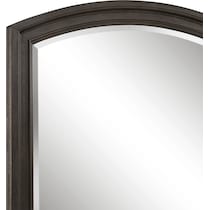 hanover bedroom dark brown dresser and mirror   