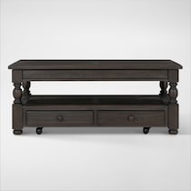 hanover occasional dark brown coffee table   