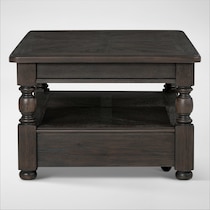 hanover occasional dark brown coffee table   
