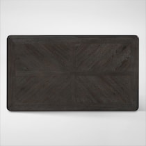 hanover occasional dark brown coffee table   