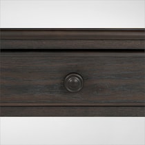 hanover occasional dark brown coffee table   