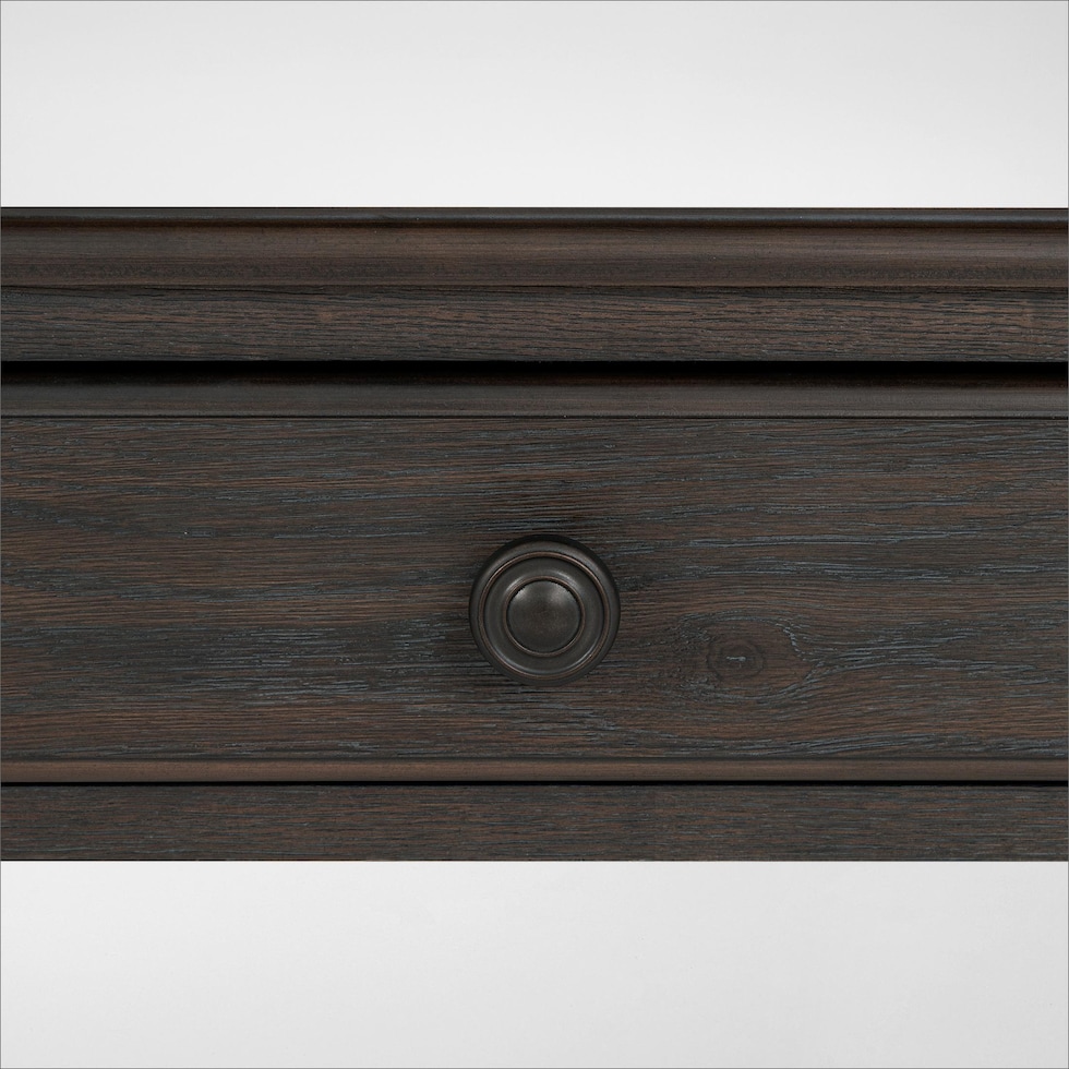 hanover occasional dark brown coffee table   