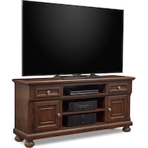 hanover occasional dark brown tv stand   