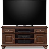 hanover occasional dark brown tv stand   