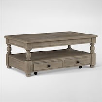hanover occasional neutral coffee table   
