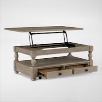hanover occasional neutral coffee table   