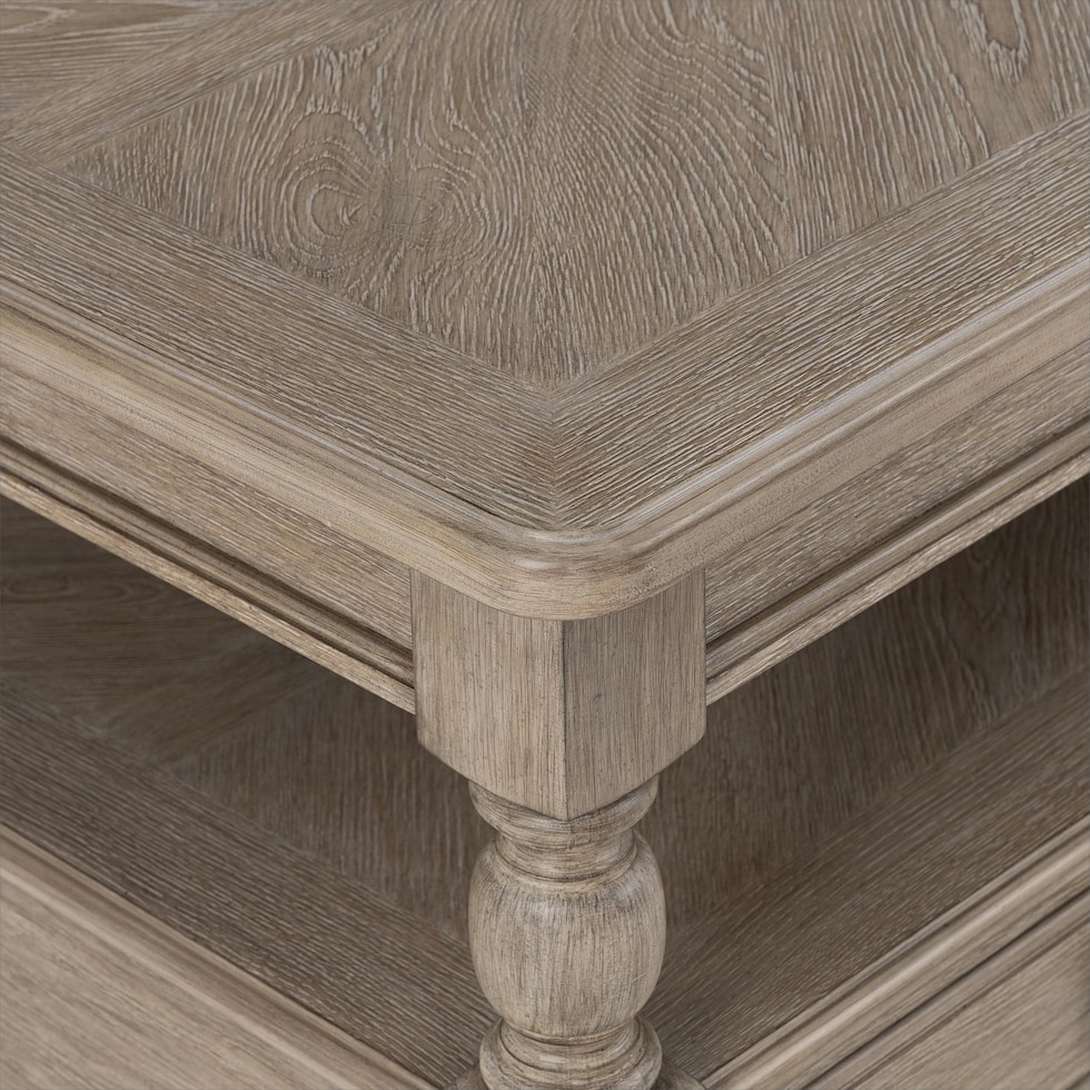hanover occasional neutral coffee table   