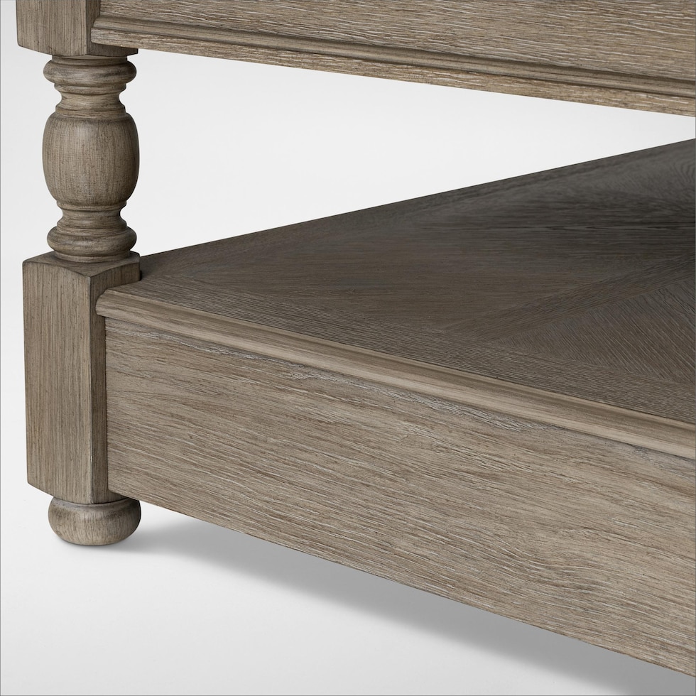 hanover occasional neutral coffee table   