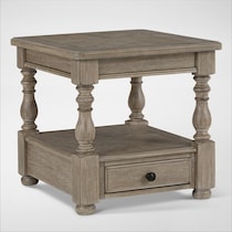 hanover occasional neutral end table   