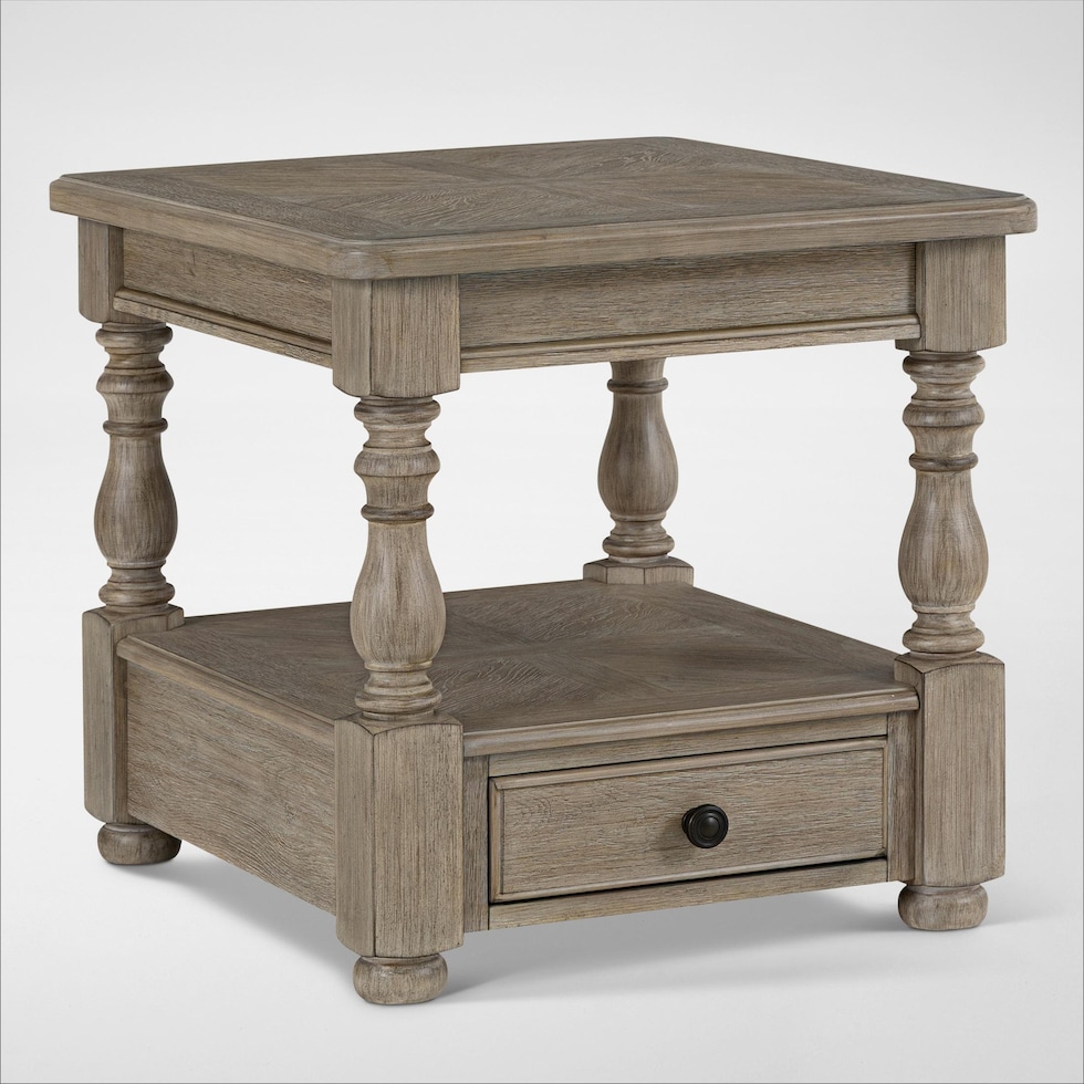 hanover occasional neutral end table   