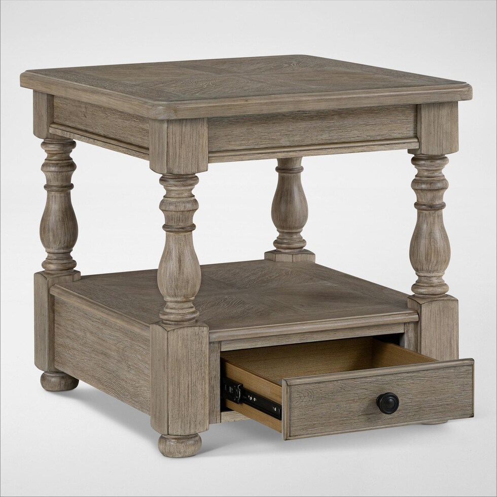 hanover occasional neutral end table   