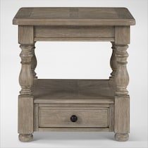 hanover occasional neutral end table   