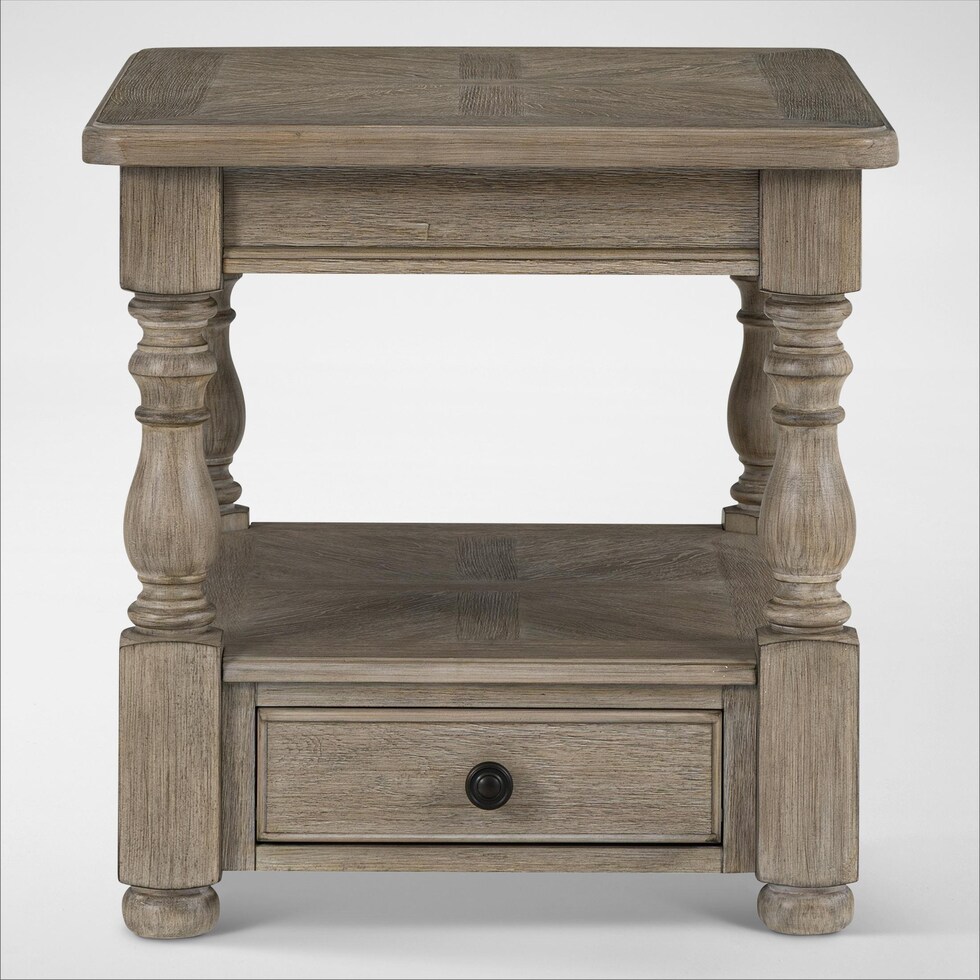 hanover occasional neutral end table   