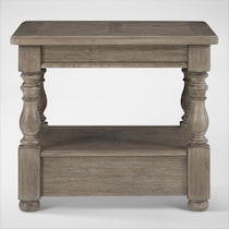 hanover occasional neutral end table   