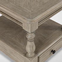 hanover occasional neutral end table   