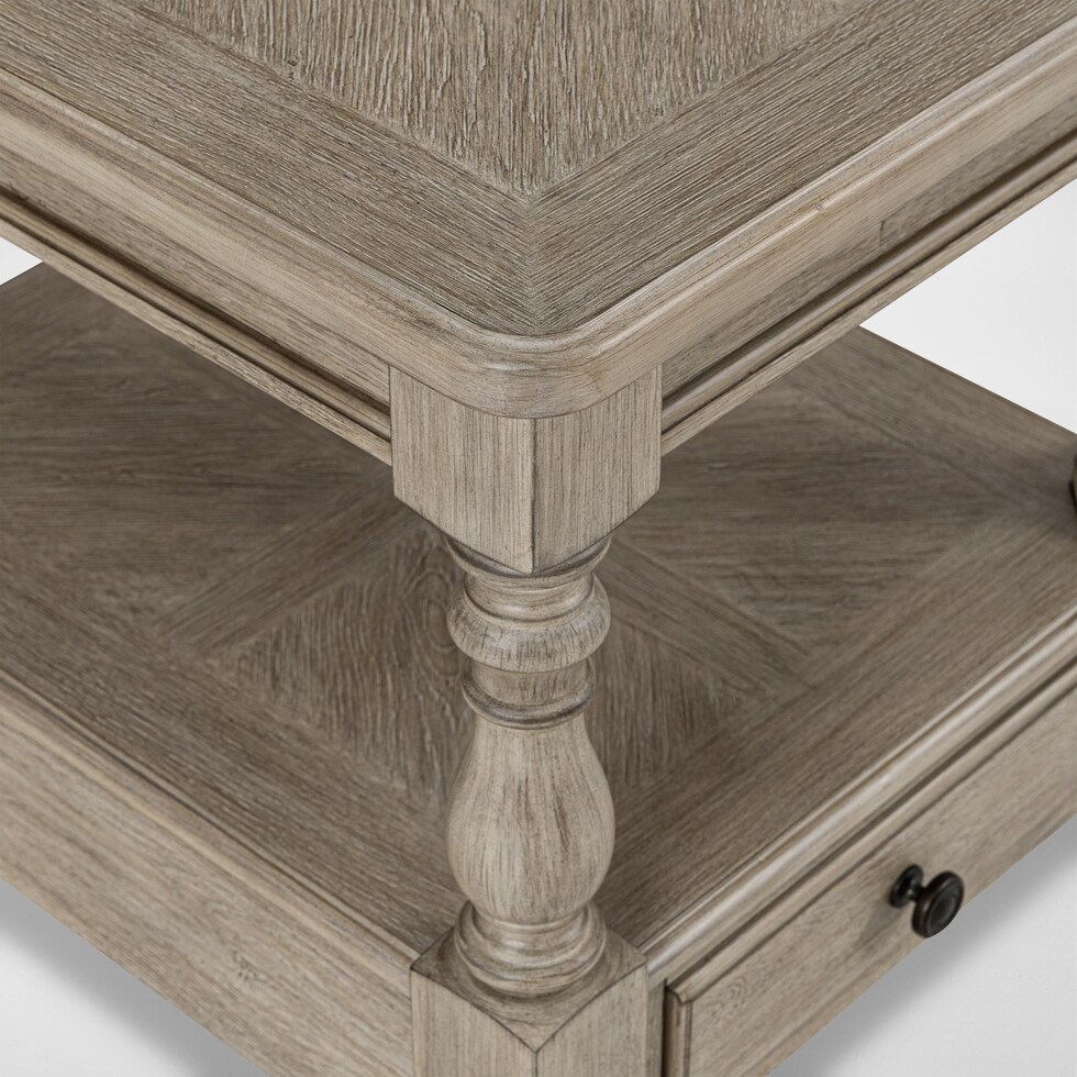 hanover occasional neutral end table   