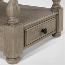 hanover occasional neutral end table   