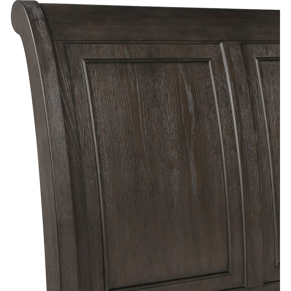 hanover youth bedroom dark brown  pc twin bedroom   