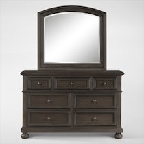 hanover youth bedroom dark brown  pc twin bedroom   