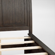 hanover youth bedroom dark brown  pc twin bedroom   