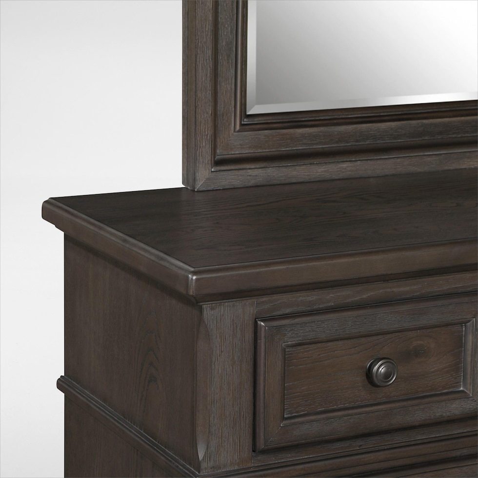 hanover youth bedroom dark brown  pc twin bedroom   