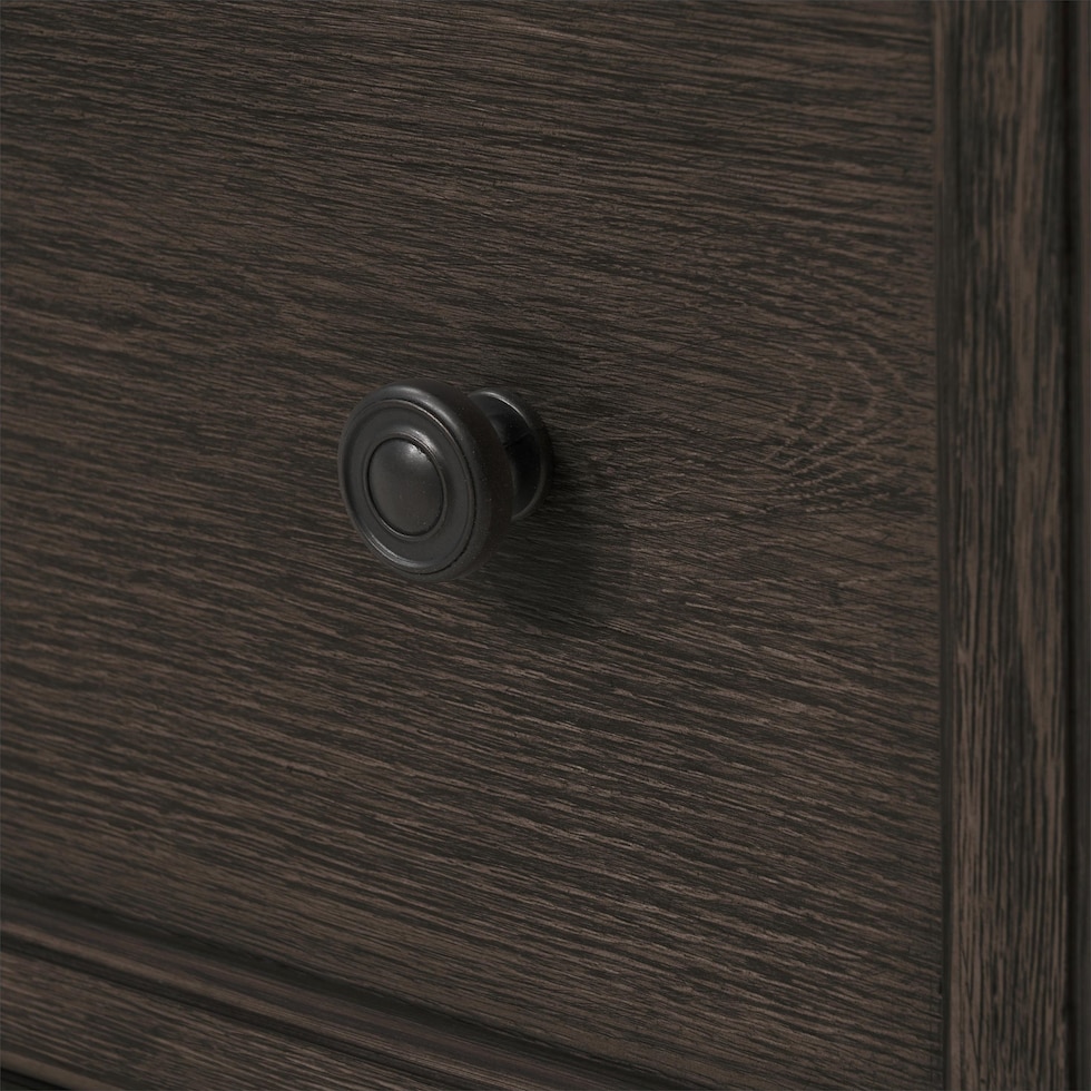 hanover youth bedroom dark brown  pc twin bedroom   