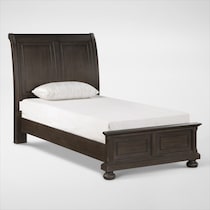 hanover youth bedroom dark brown  pc twin bedroom web   