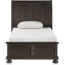 hanover youth bedroom dark brown  pc twin bedroom   