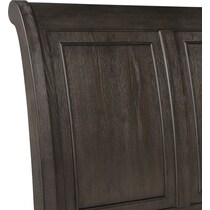 hanover youth bedroom dark brown  pc twin bedroom   