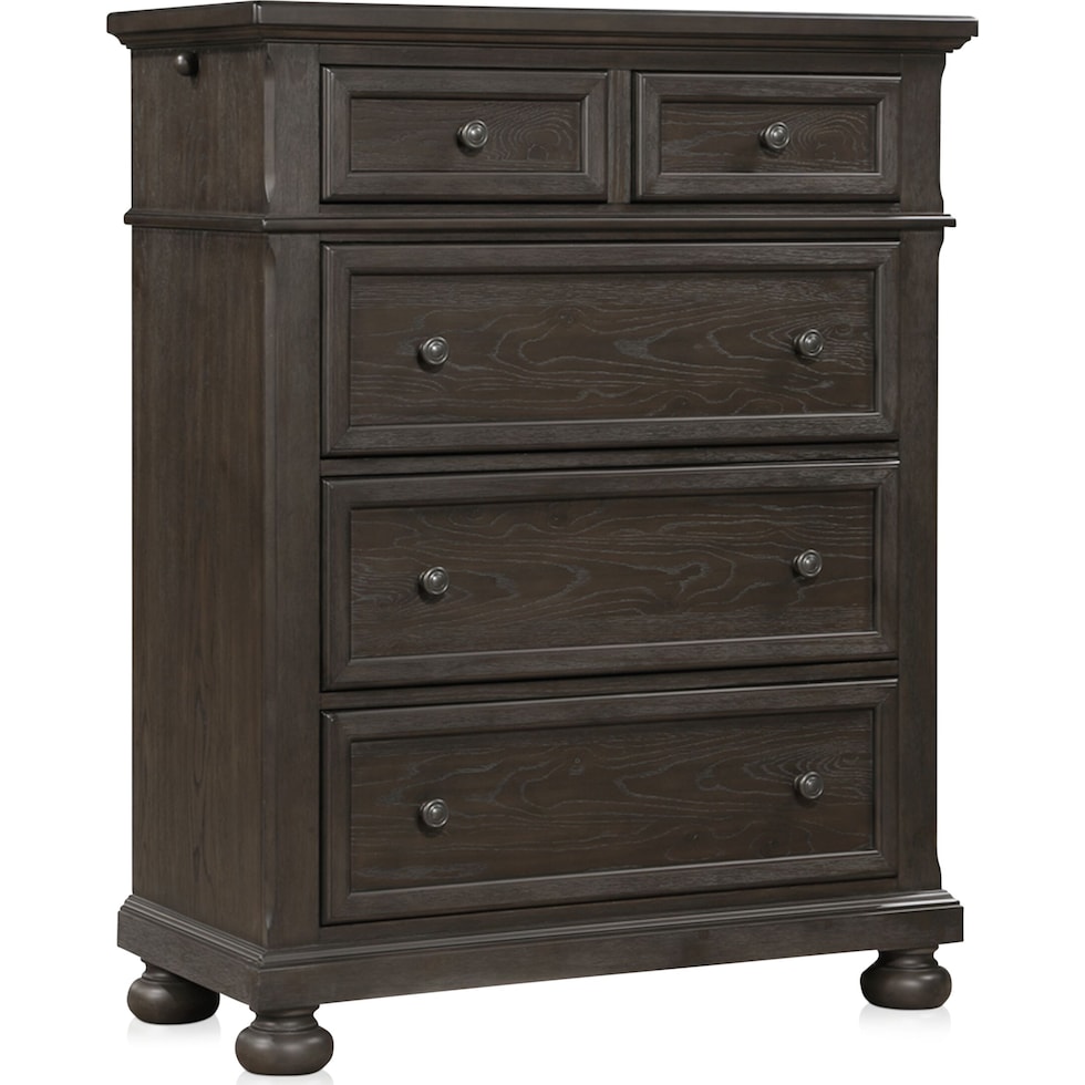 hanover youth bedroom dark brown chest   