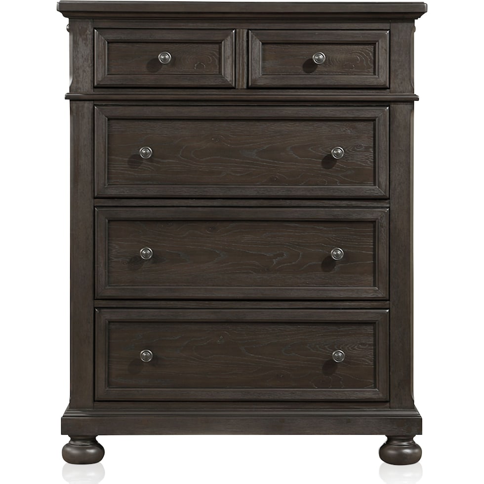 hanover youth bedroom dark brown chest   