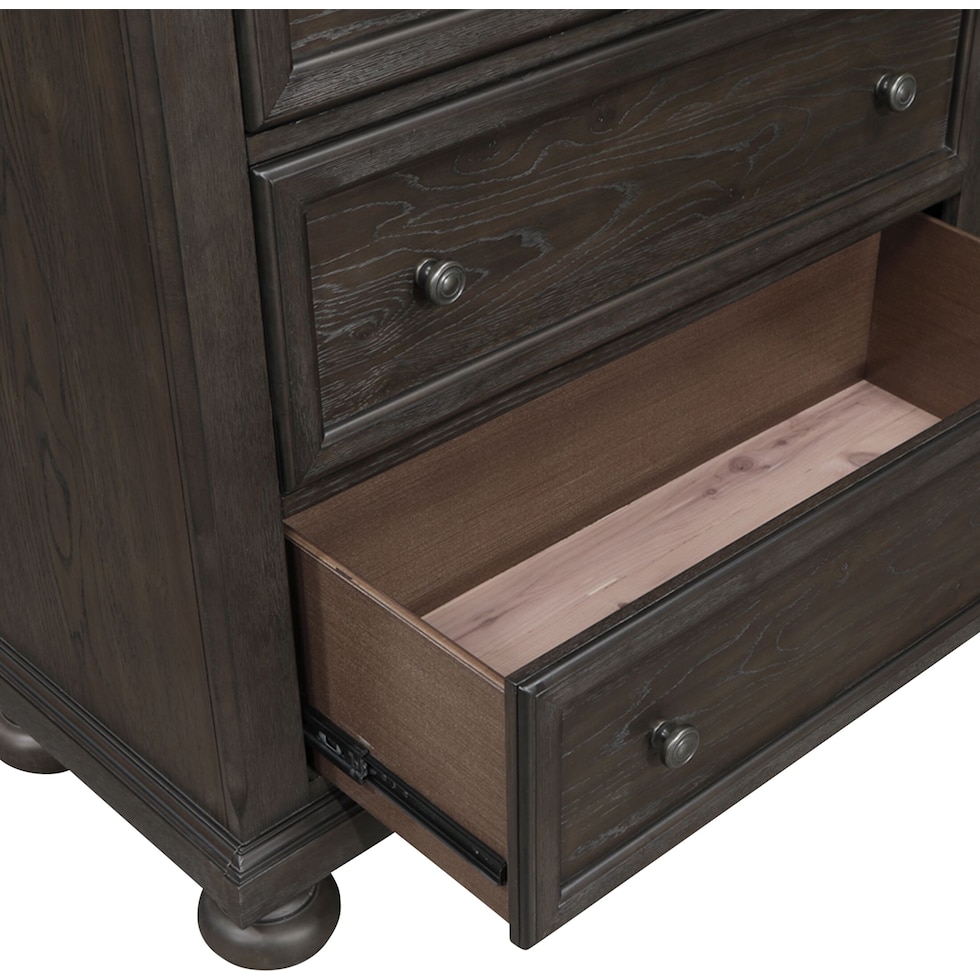 hanover youth bedroom dark brown chest   