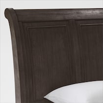 hanover youth bedroom dark brown twin bed   
