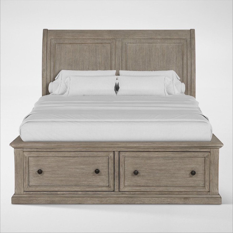 hanover youth bedroom light brown  pc full bedroom   