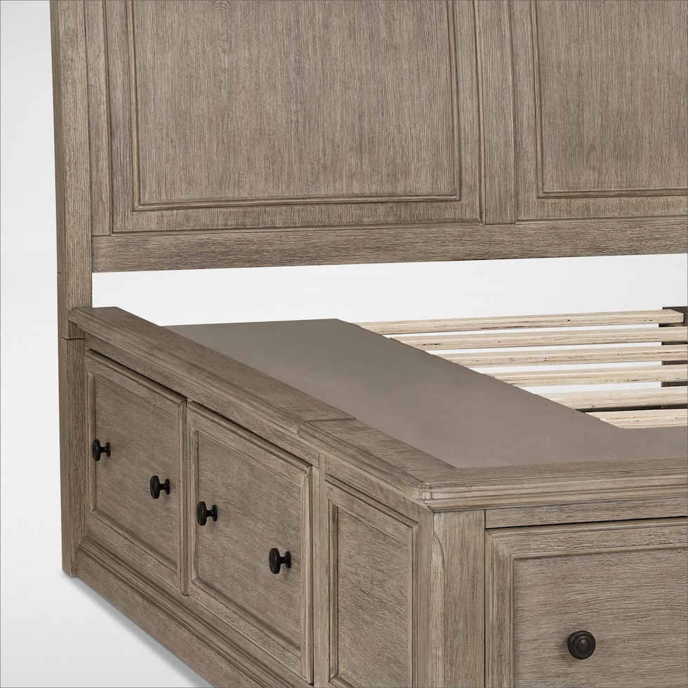 hanover youth bedroom light brown  pc full bedroom   