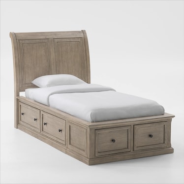 Hanover 5-Piece Storage Bedroom Set with Dresser and Mirror