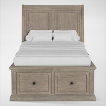 hanover youth bedroom light brown  pc twin bedroom   