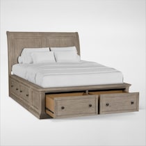 hanover youth bedroom light brown full bed   