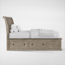 hanover youth bedroom light brown full bed   